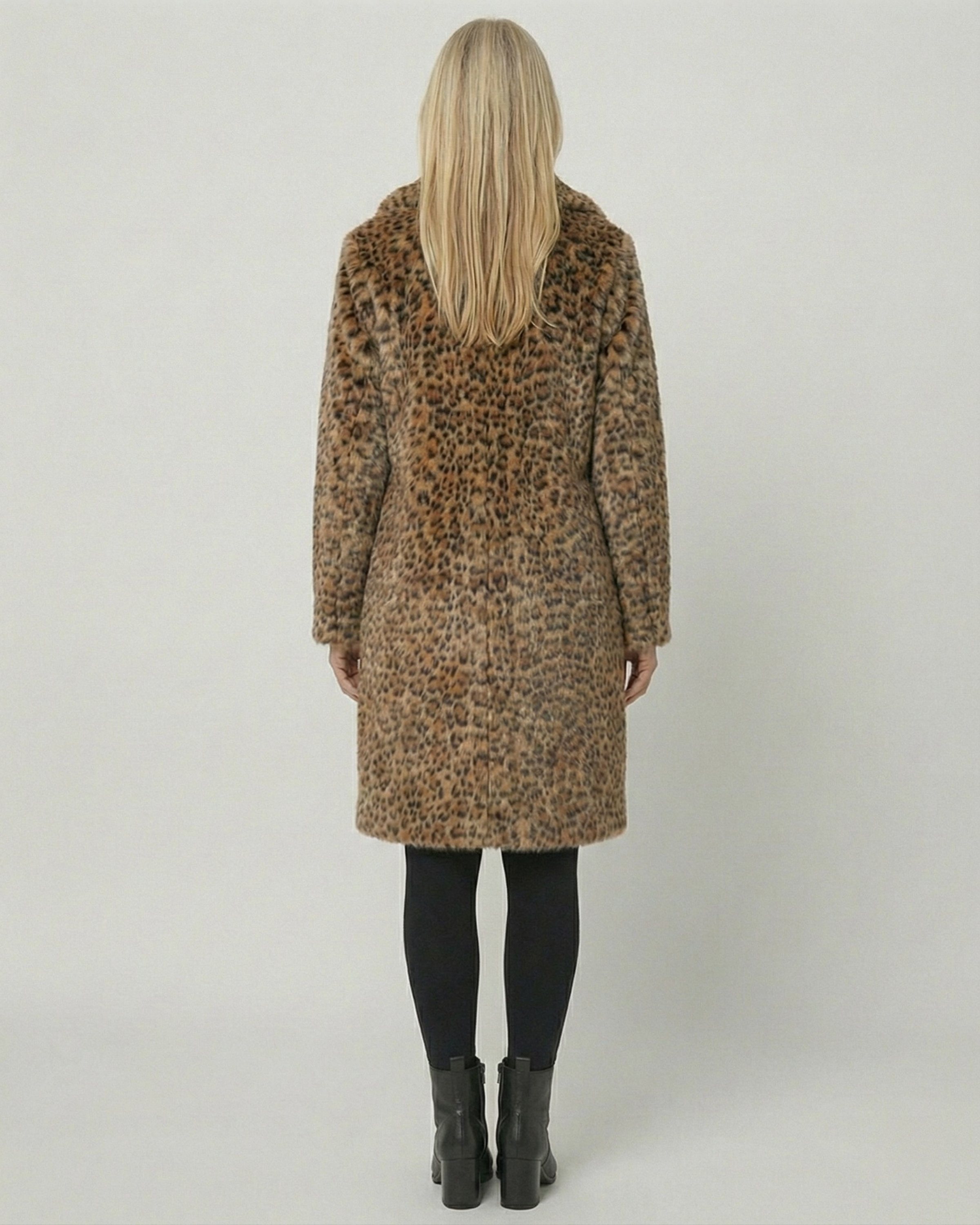 LEIA - Leopard Long Soft Jacket