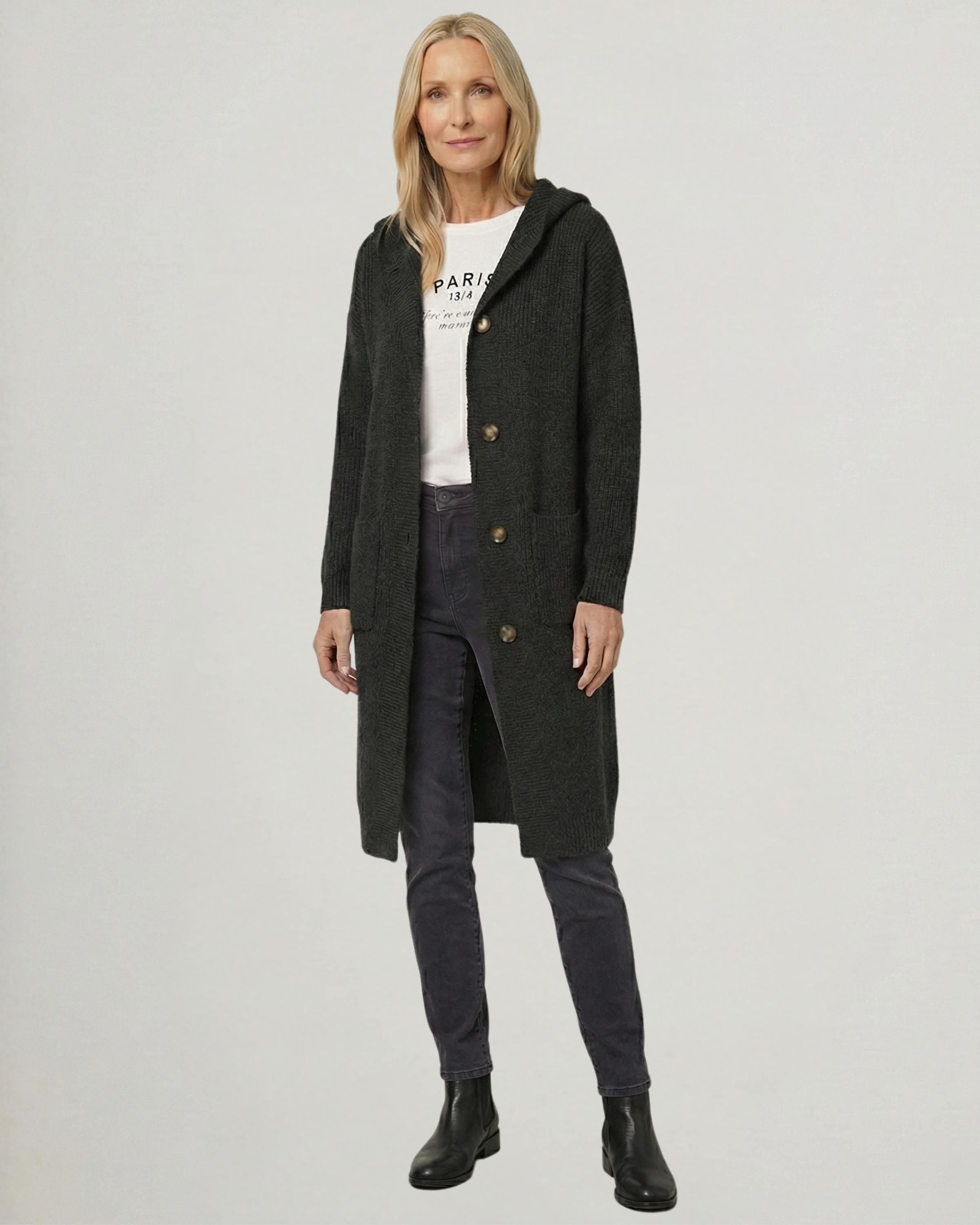 ASARA - Elegant Knit Cardigan