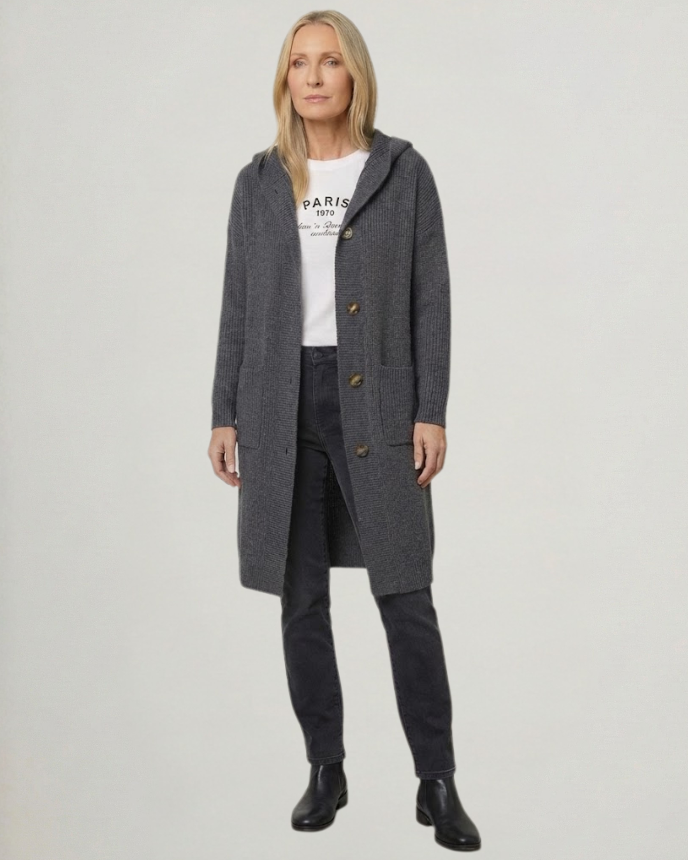 ASARA - Elegant Knit Cardigan